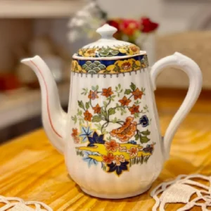 Cafetera Española Vintage con Detalles en el Asa (1L)