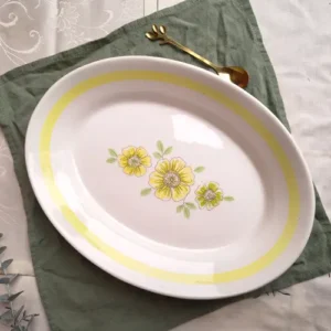 Fuente Oxford Brasil Borde Amarillo Con Flores