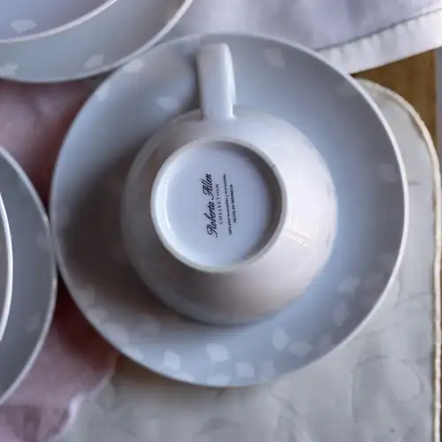 Juego de Té de Porcelana Roberta Allen Flores Diente De León - Image 2