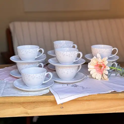 Juego de Té de Porcelana Roberta Allen Flores Diente De León