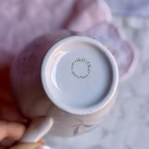 Juego de Té de Semi Porcelana Baviera Floral Estilizado Años 70 - Image 2