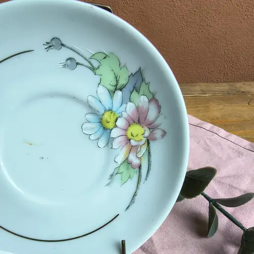 Platito de Porcelana Schmit Brasilero Dos Flores - Image 3