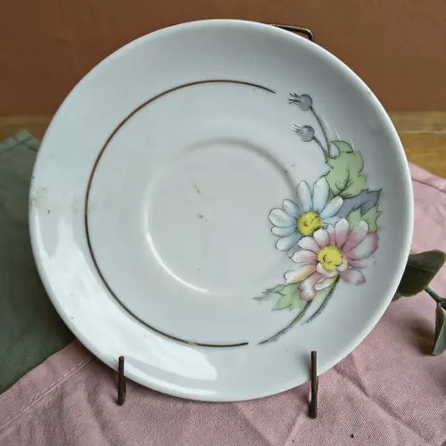 Platito de Porcelana Schmit Brasilero Dos Flores