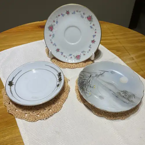 Lote de Platitos de Café Variados (3 Unidades)