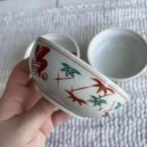 Vajilla Japonesa Pequeño cuenco de porcelana