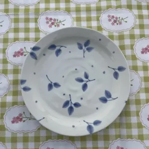 Plato de Postre Vintage de Porcelana Saint China (19 cm)