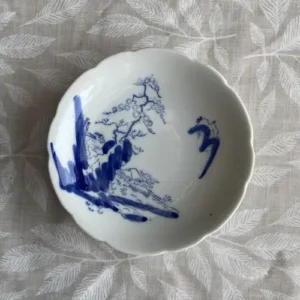 Plato de Postre de Porcelana Japonesa (16 cm)