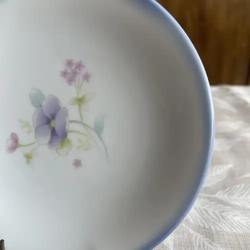 Platito de Porcelana Japonesa Borde Azul (11.5 cm) - Image 2
